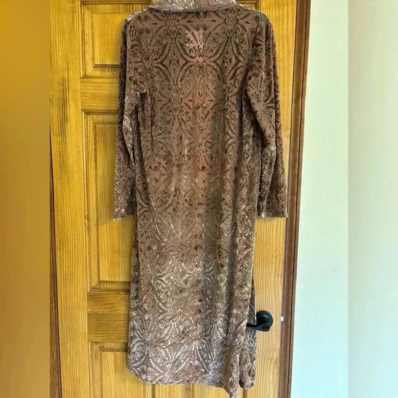 Dusty Rose Duster Cardigan - Picture 2 of 4